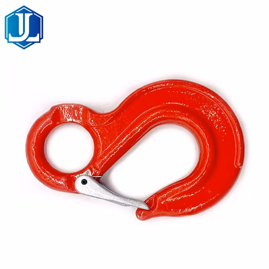 G80 드롭 단조 아이 슬링 후크(캐스트 래치 포함)