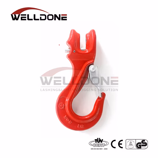 체인 슬링용 Wd108 G80 단조 합금강 분류 후크